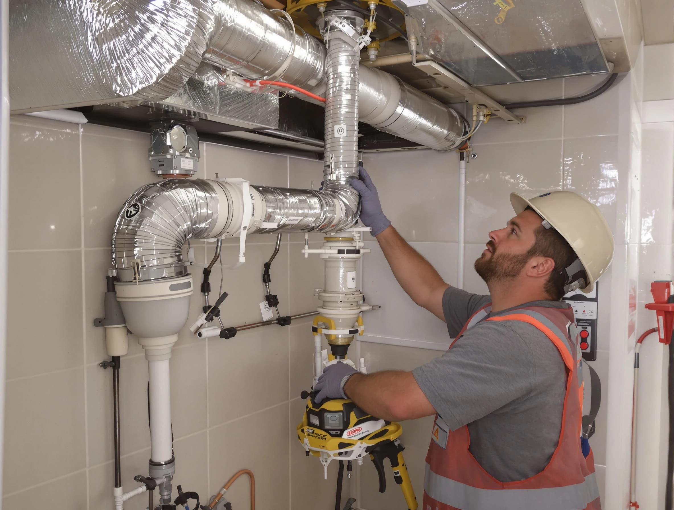 Cumberland Dryer Vent Cleaning expert performing professional dryer vent repair and installation in Cumberland