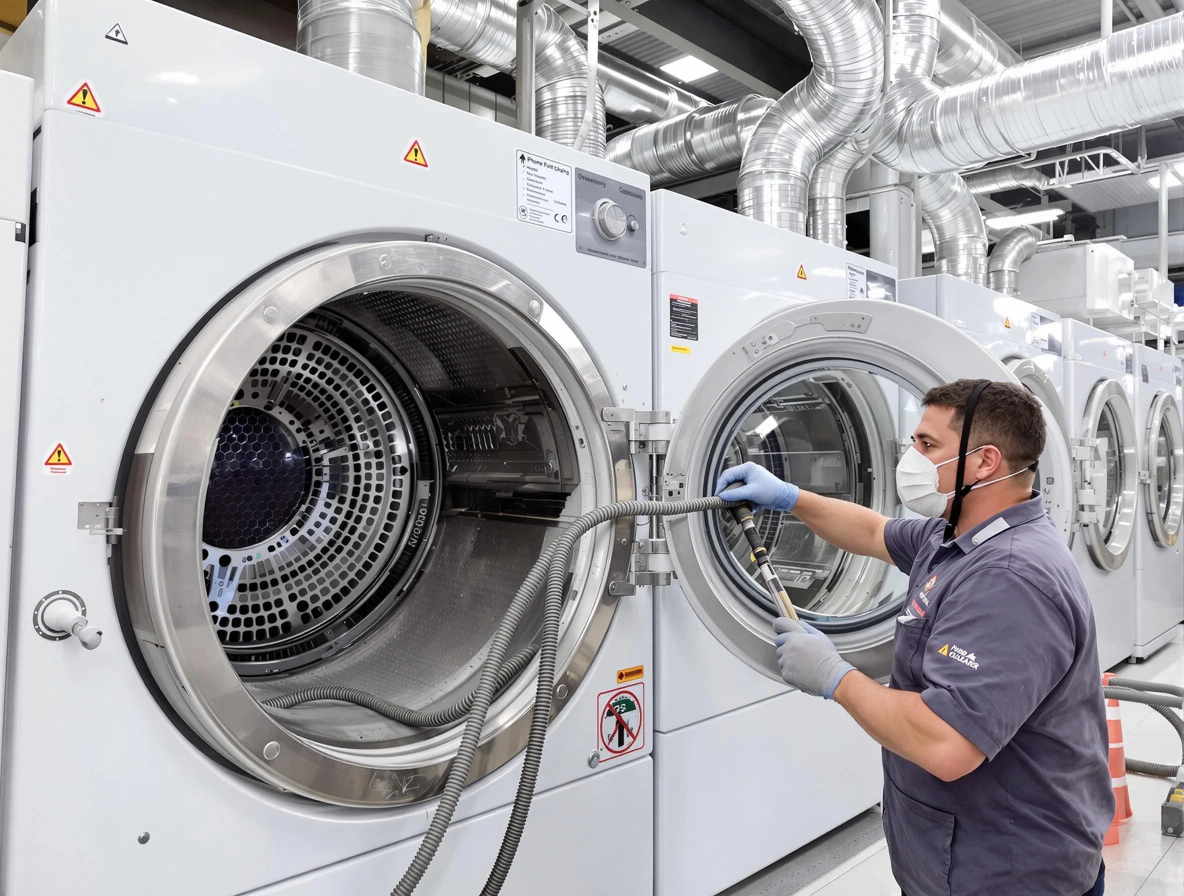 Industrial-grade dryer vent cleaning by Cumberland Dryer Vent Cleaning in Cumberland