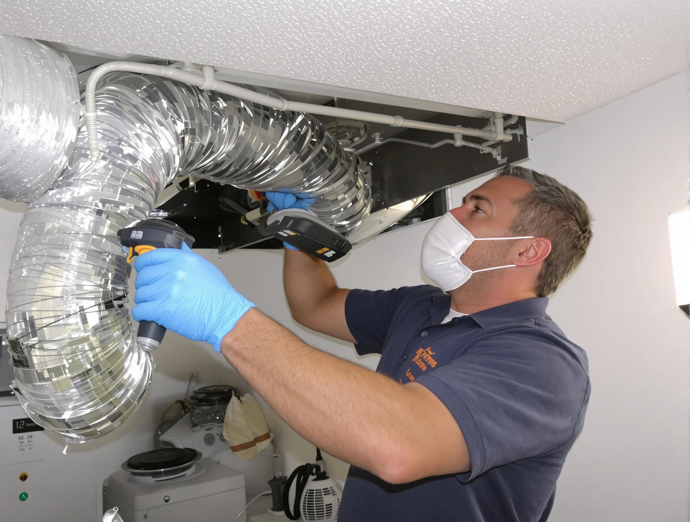 Cumberland Dryer Vent Cleaning professional performing thorough residential dryer vent cleaning in Cumberland