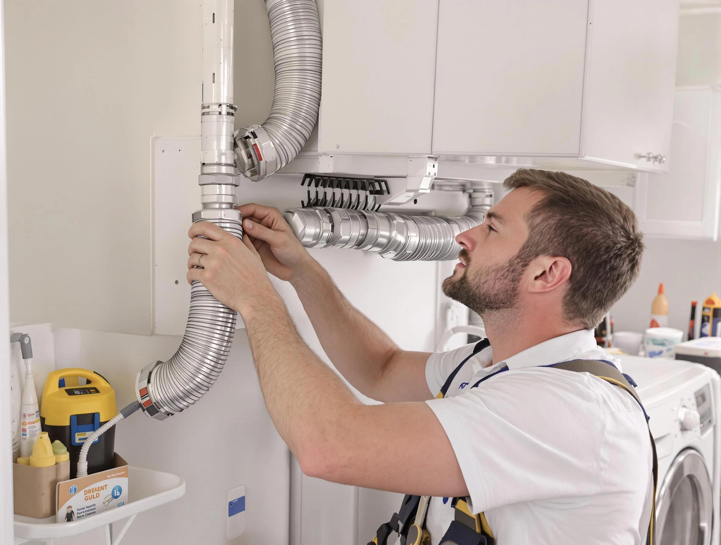 Professional dryer vent repair and installation by Cumberland Dryer Vent Cleaning in Cumberland